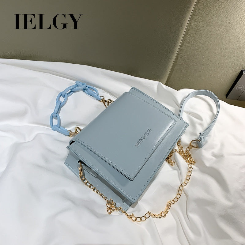 IELGY small bag female bag summer small fresh messenger all-match fashion chain small square bag