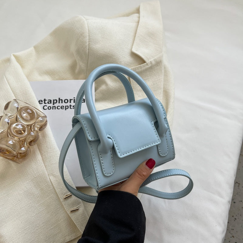 IELGY Fashion Simple Versatile Crossbody One Shoulder Handheld Small Square Bag Women