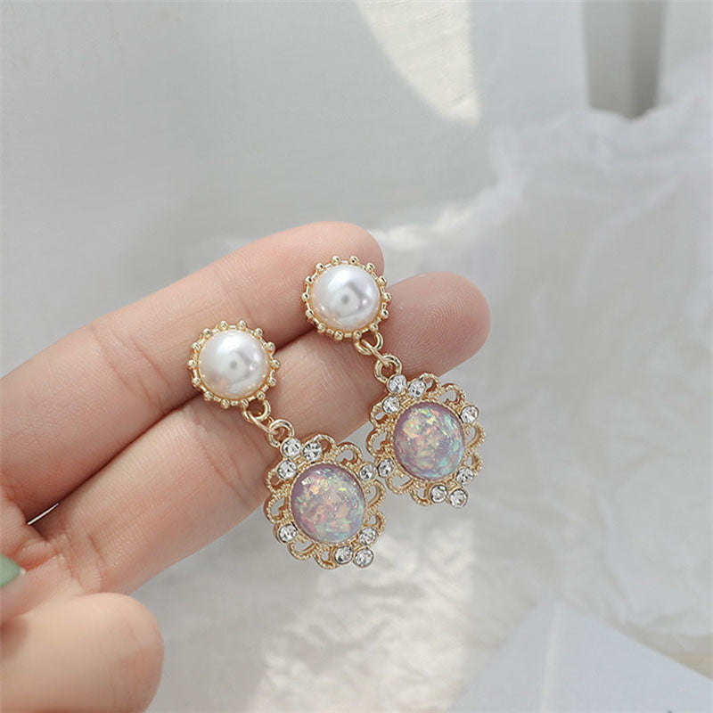 IELGY Casual Women's accessories Gold Simple Silver Fashion Retro All-match Earrings Trend