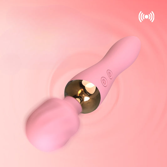 YOUTHAV Frequency conversion heating double-head silicone female AV vibrator rechargeable massage stick masturbator adult sex toys