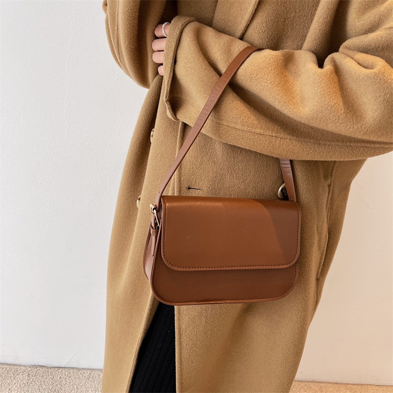 retro messenger bag casual simple fashion small square bag