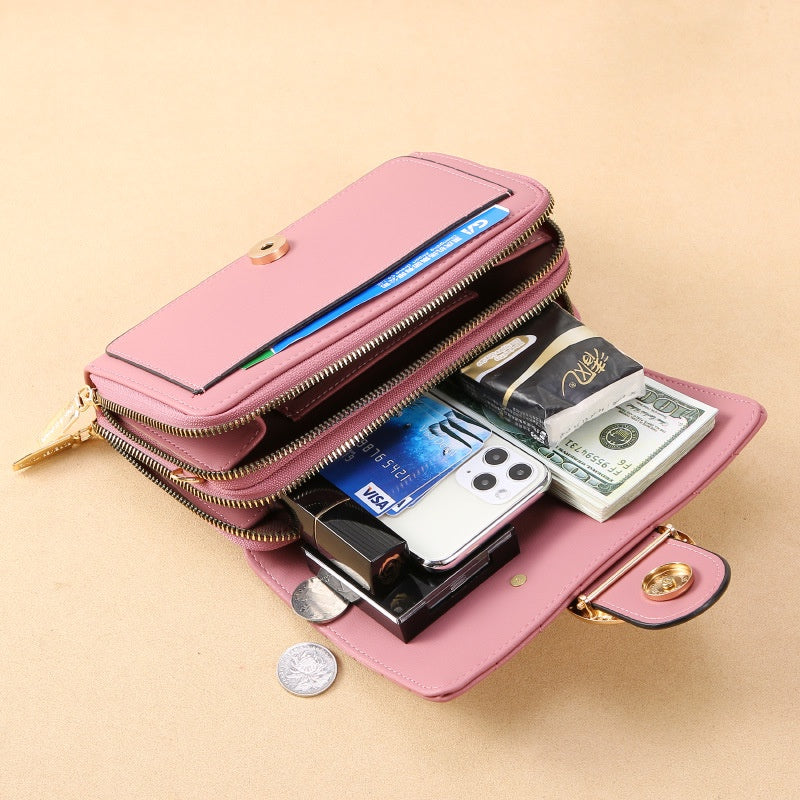 IELGY elegant simple summer texture fashion ladies multi-color optional wallet