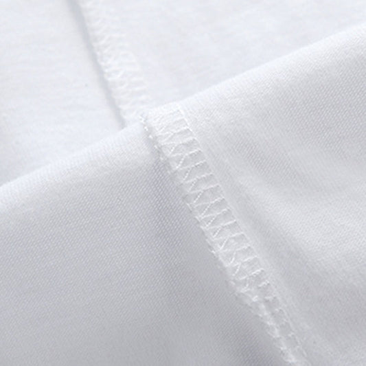 IELGY Men's clothes large size fashion casual Korean version t-shirt black long sleeve all-match round neck