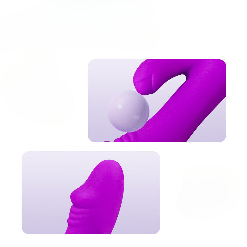 YOUTHAV Silicone simulation vibrator G-spot double-headed AV stick female masturbation massage stick adult products