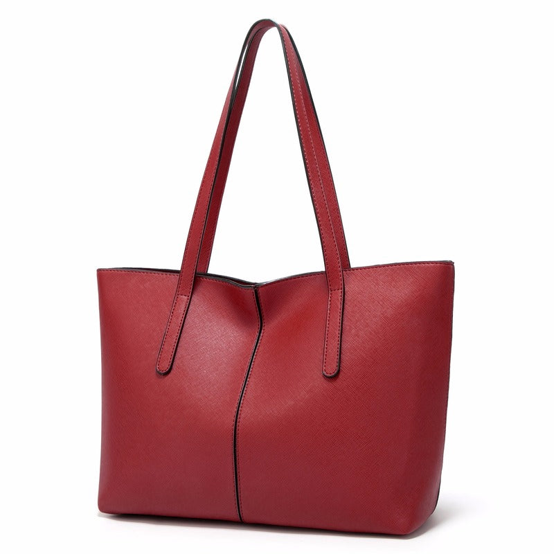 IELGY Women's bag new fashion simple and versatile large-capacity tote bag