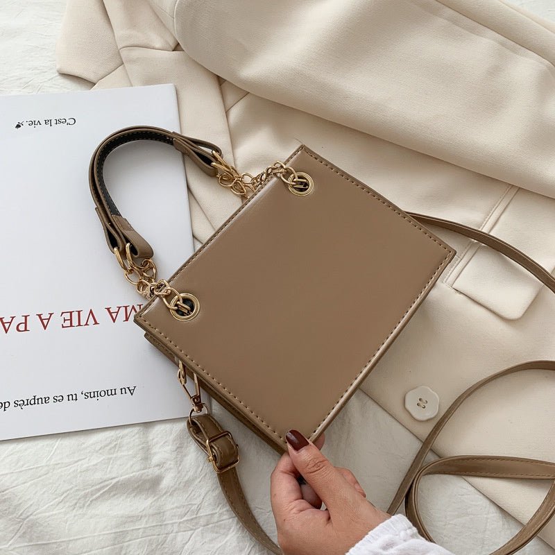 IELGY Korean version of all-match ins handbag female fashion trendy one-shoulder messenger bag