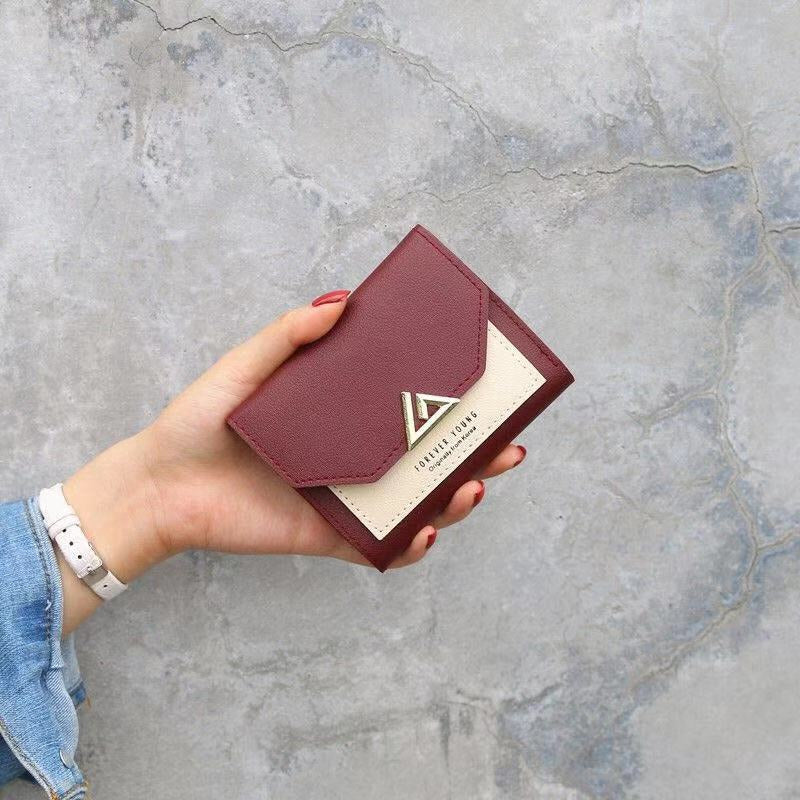 IELGY Korean version zero wallet student mini sweet and lovely short Ladies Wallet