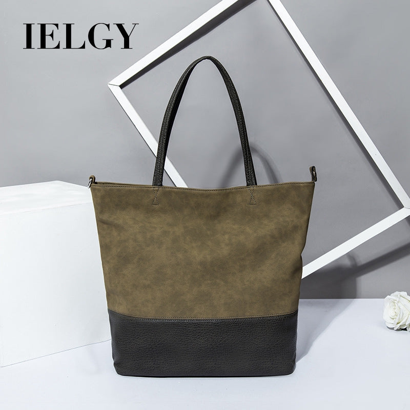 IELGY Women's Messenger Bag Europe and America Fashion Large Capacity Tote Bag