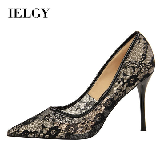 IELGY Women's High Heels Wedding Shoes Stiletto Shoes