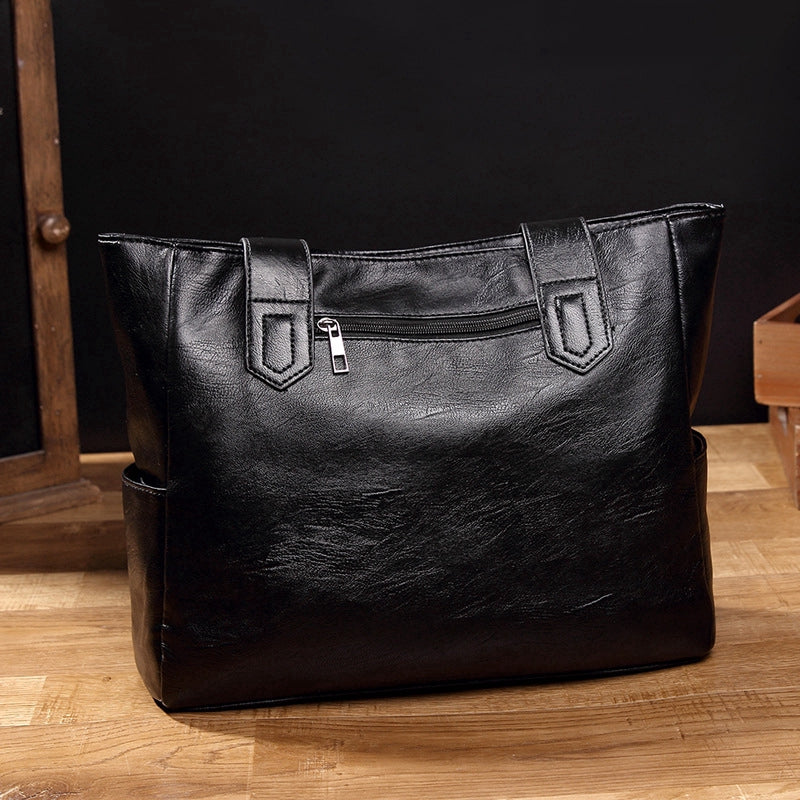 IELGY Bbesty Large-capacity Tot Bag Hand-held Shoulder Bag Simple Big Bag