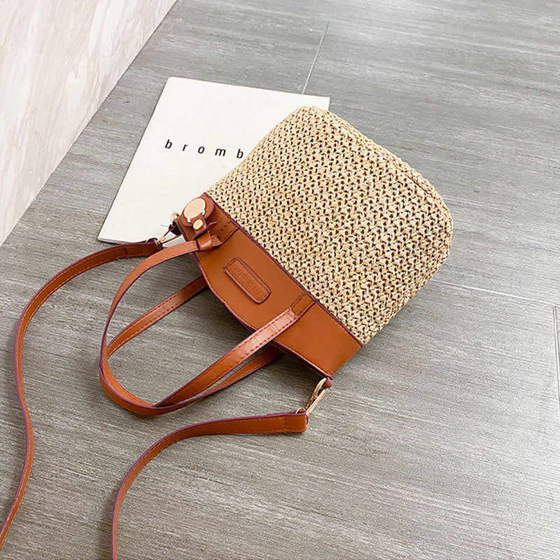 IELGY Woman's bag square all-match fashion plush chain rhombus Korean version one shoulder crossbody