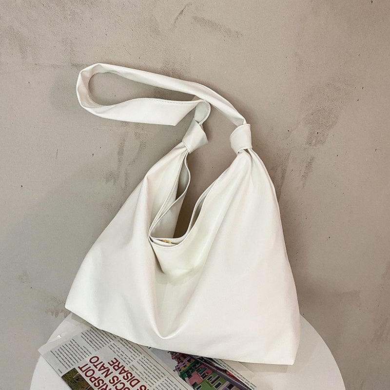 IELGY casual simple soft face solid color ladies big bag