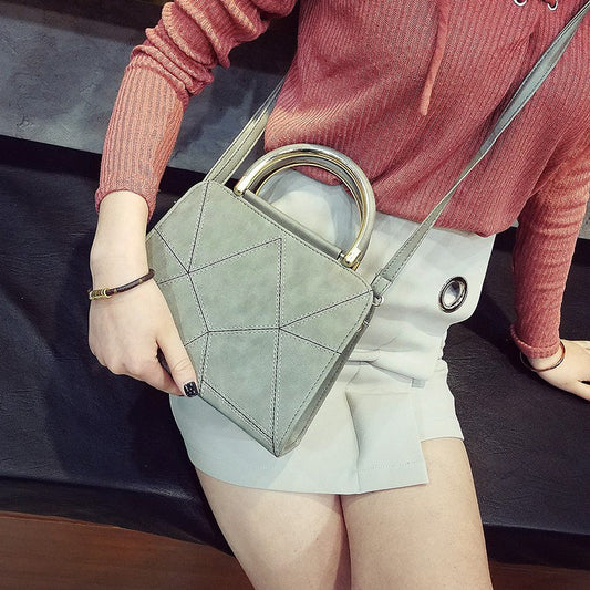 Female small square bag new Korean ladies simple wild handbag