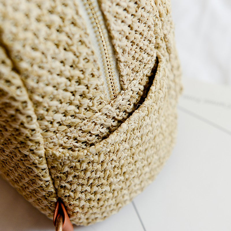 IELGY Mini shoulder bag straw bag leisure bag