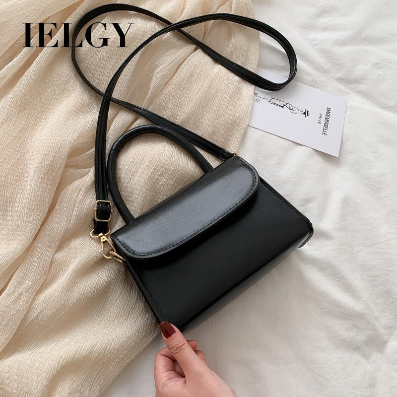 IELGY retro shoulder bag all-match messenger bag fashion