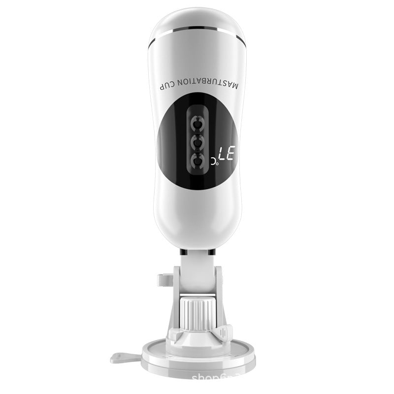 YOUTHAV Electric aircraft cup for men with vibration, pronunciation, clamp and suction, simulation channel masturbator, adult products
