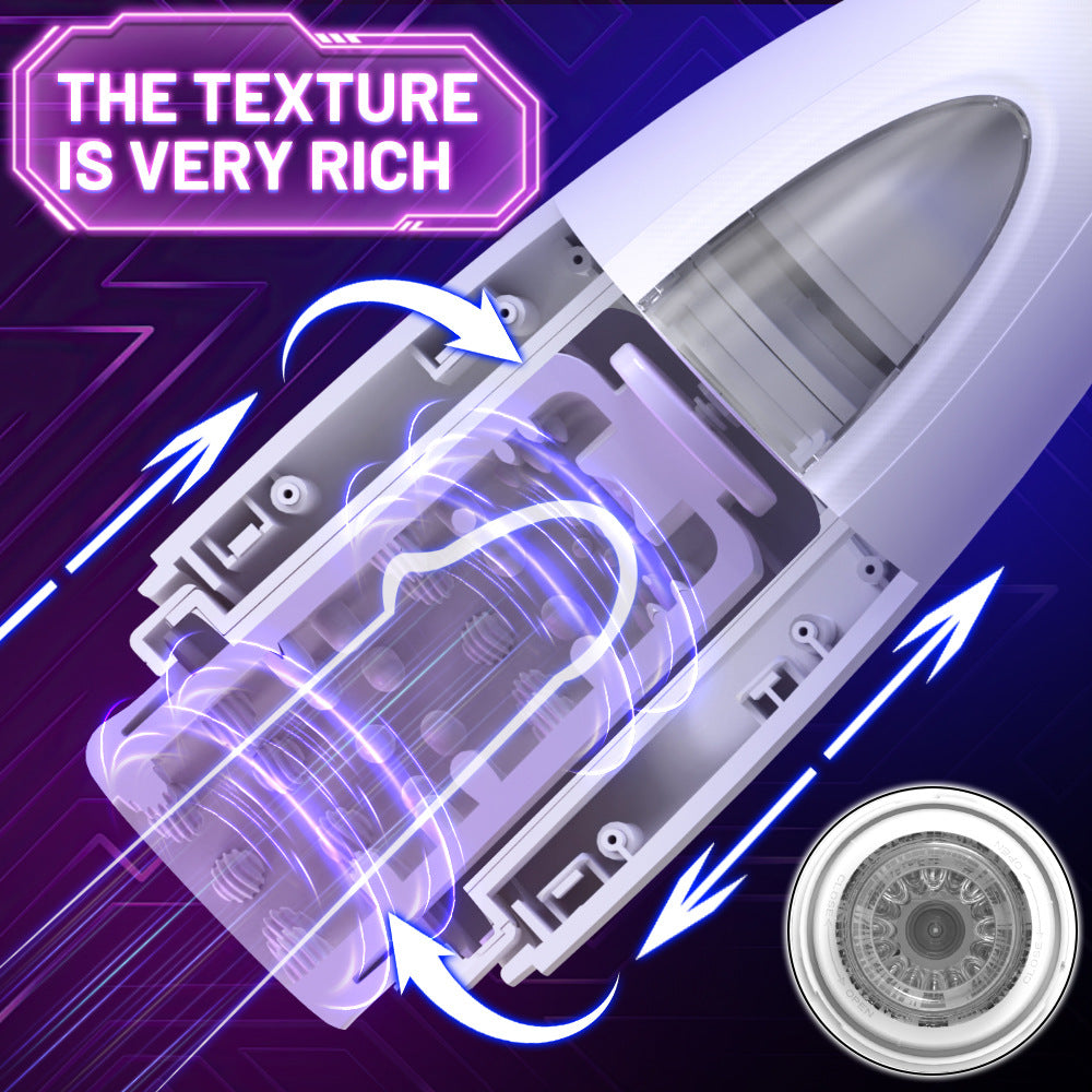 YOUTHAV Masturbator Cup Fully Automatic Retractable Rotating Male Masturbator Masturbator Cup Electric Adult Sex Toy Artifact Men