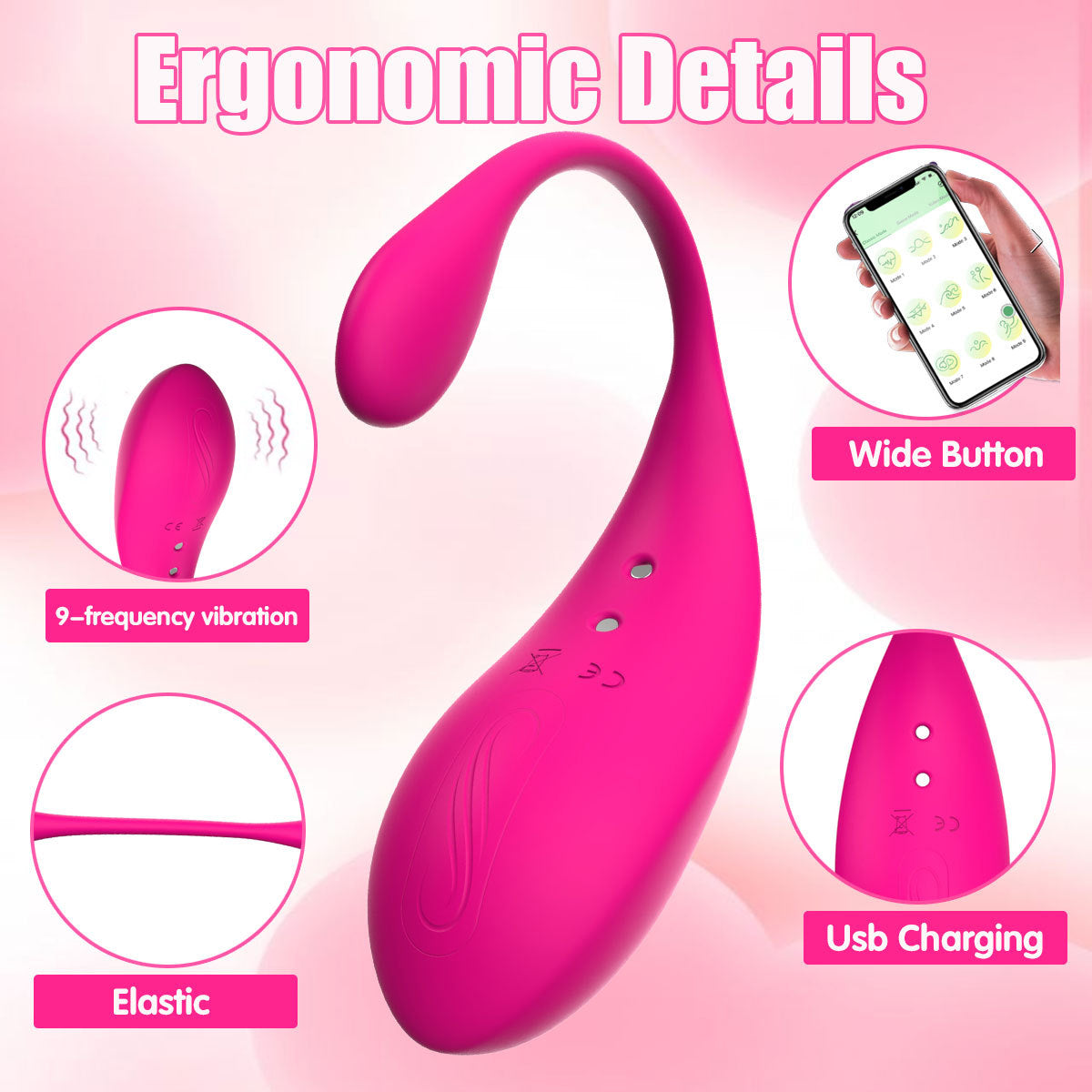 Silent app remote wireless remote control vibration jumping egg female masturbator sex toys female toys