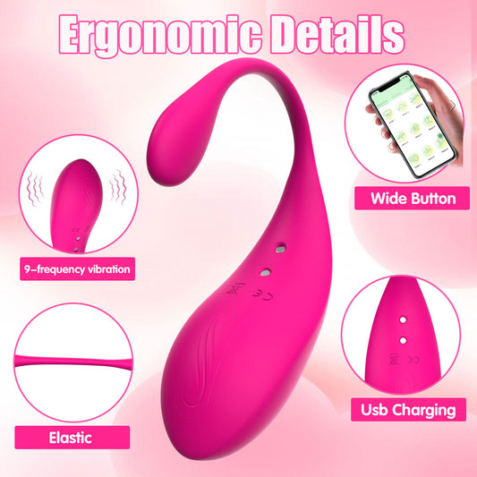 Silent app remote wireless remote control vibration jumping egg female masturbator sex toys female toys