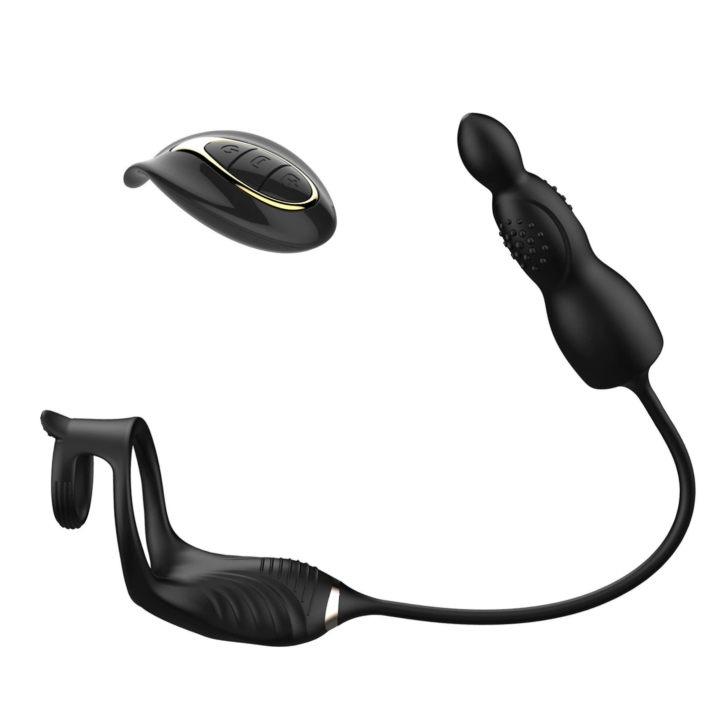 YOUTHAV The second generation of the Lord of the Rings lock sperm ring for men, penis ring for couples, resonance, men and women, vibration delay ring, sheep and chicken male ring