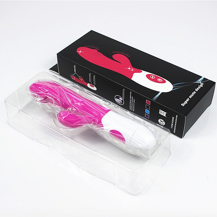 YOUTHAV Silicone simulation vibrator G-spot double-headed AV stick female masturbation massage stick adult products
