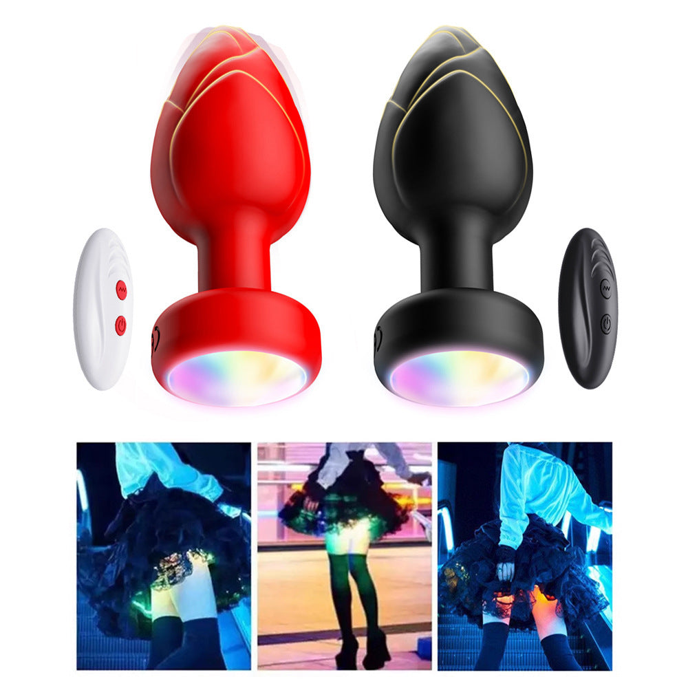 YOUTHAV New hot sale colorful vibration anal plug 10 frequency strong vibration unisex adult fun