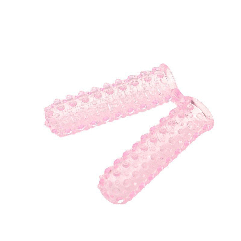 YOUTHAV Crystal wolf tooth double finger scratching set couples sex flirting thorny finger sets adult toys fun sex products