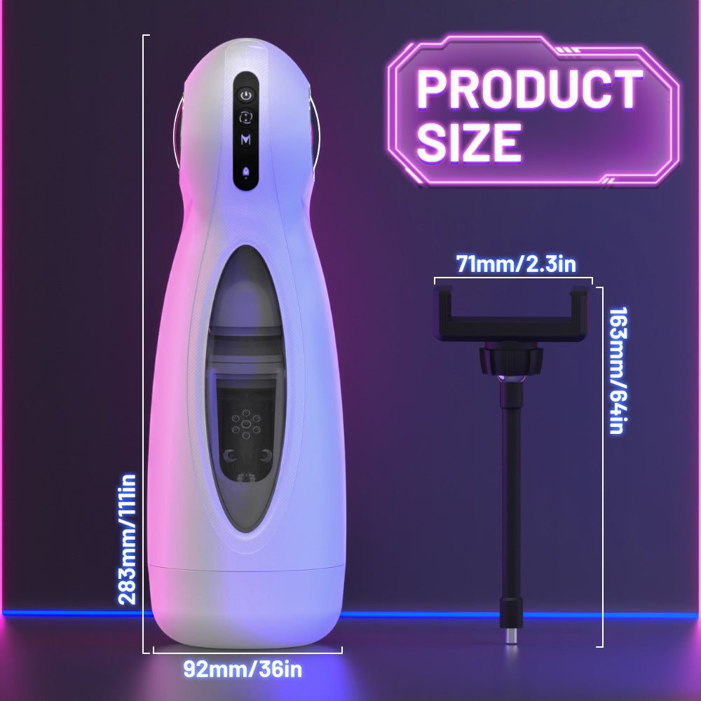 YOUTHAV Masturbator Cup Fully Automatic Retractable Rotating Male Masturbator Masturbator Cup Electric Adult Sex Toy Artifact Men
