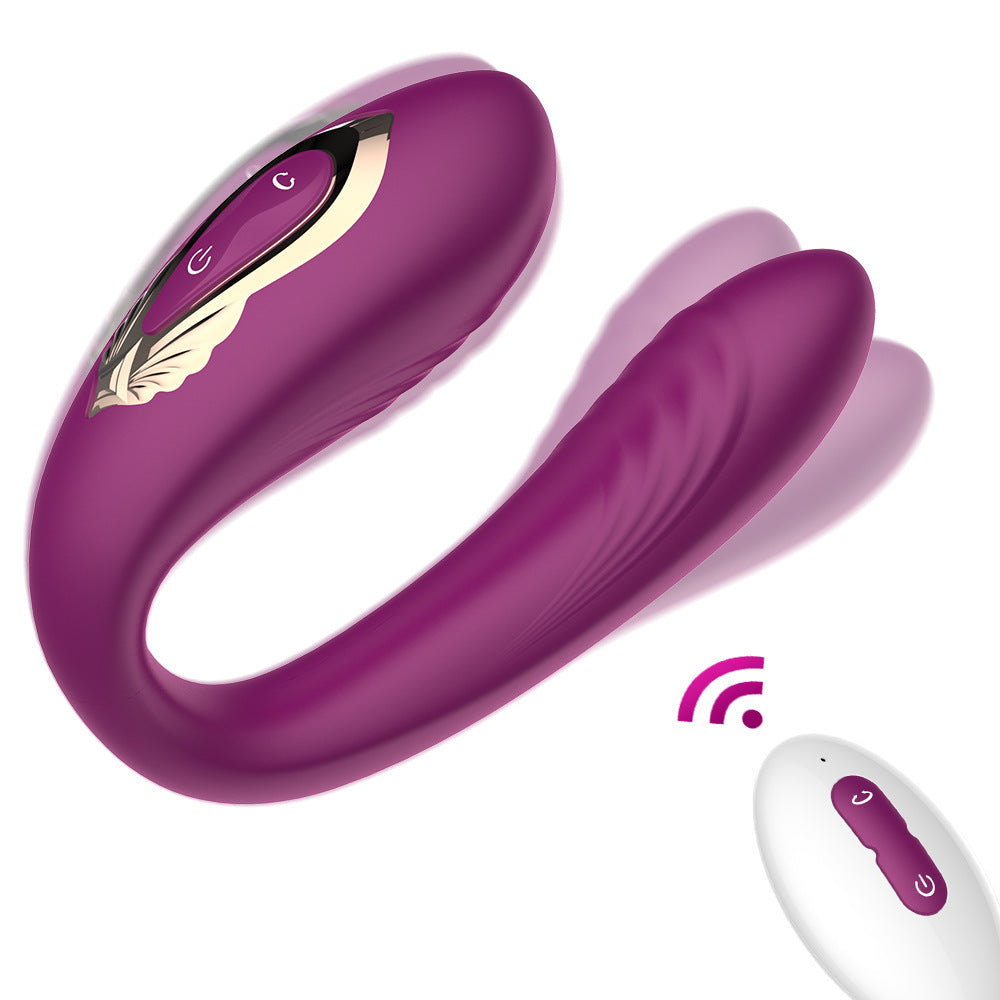 YOUTHAV Twist C-shaped clip vibrator double-headed vibrating and swinging vibrator female masturbation vibration sex toys