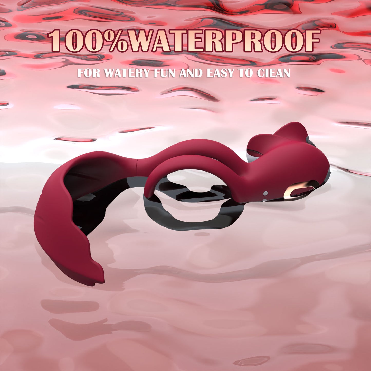 YOUTHAV New style male and female homosexual couple resonance rose lock sperm ring clamp vibration device used for lock sperm delay ring