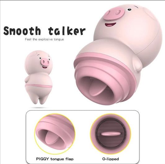 YOUTHAV Tongue licking piglet female frequency conversion vibration tongue licking sucking egg masturbator adult sex toys