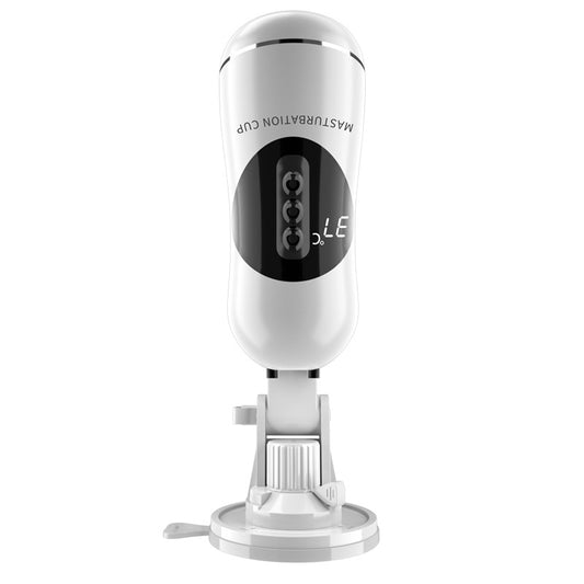 YOUTHAV Electric aircraft cup for men with vibration, pronunciation, clamp and suction, simulation channel masturbator, adult products