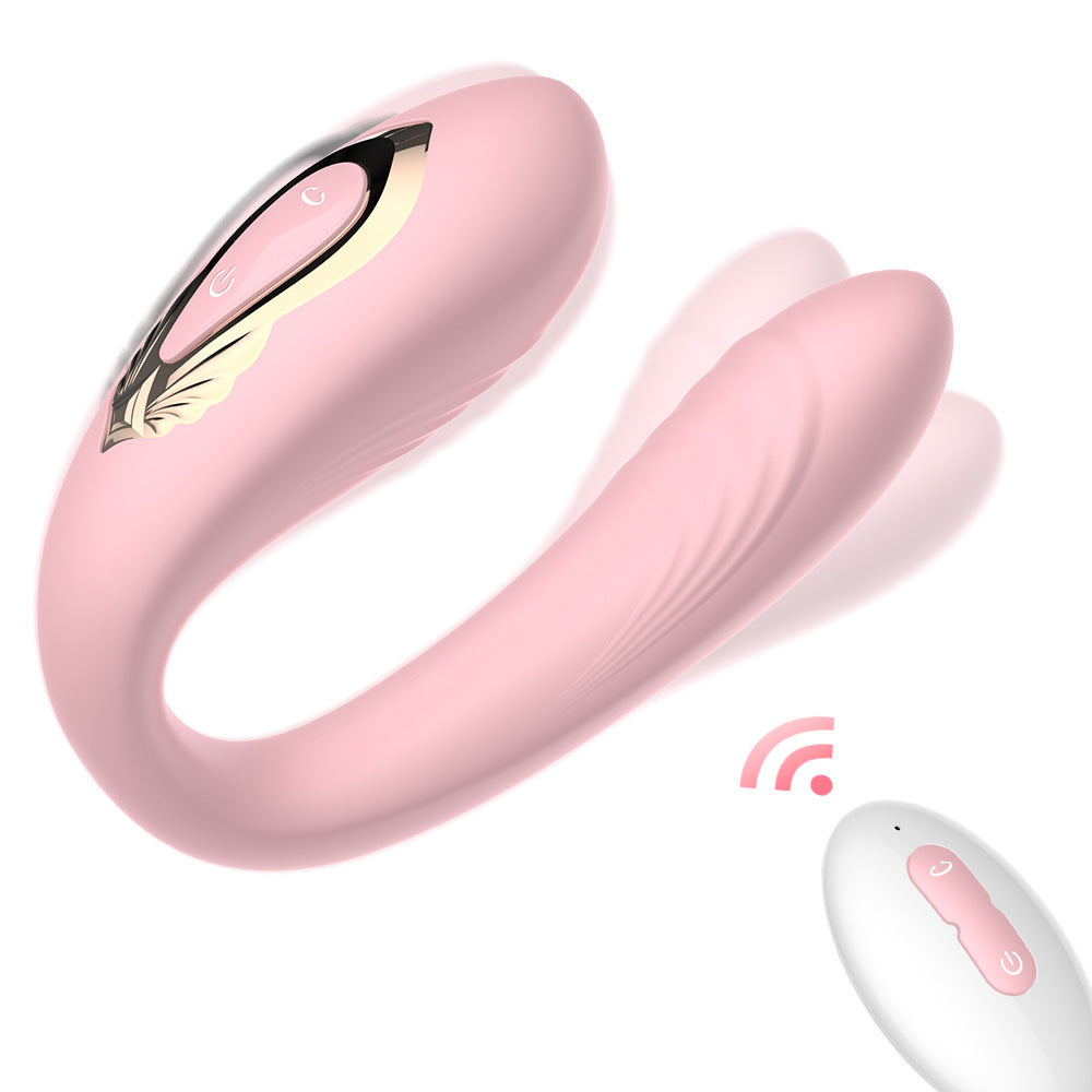 YOUTHAV Twist C-shaped clip vibrator double-headed vibrating and swinging vibrator female masturbation vibration sex toys