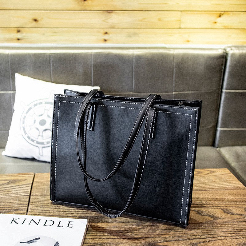 IELGY Korean versatile fashion one shoulder portable large capacity Tote Bag