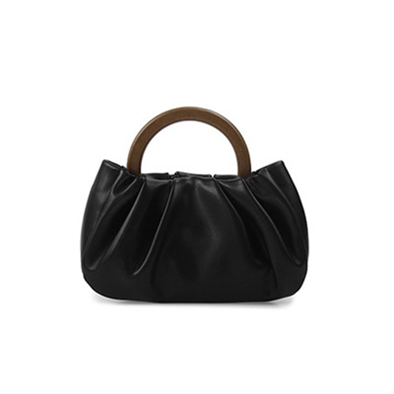 IELGY fashion cloud niche design sense messenger fan handbag