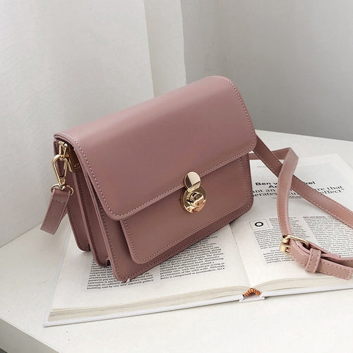 IELGY Korean version of one-shouldered slung ins fashion texture simple square bag