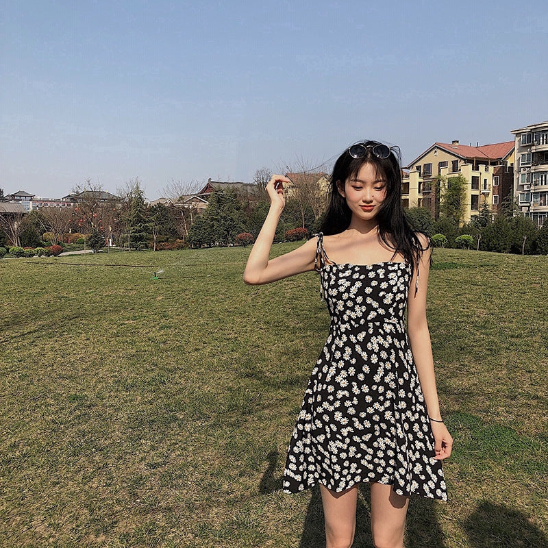 IELGY Little Daisy Dress Women Floral Dress