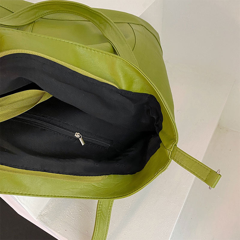 IELGY large capacity bag female tote bag simple all-match single shoulder bag