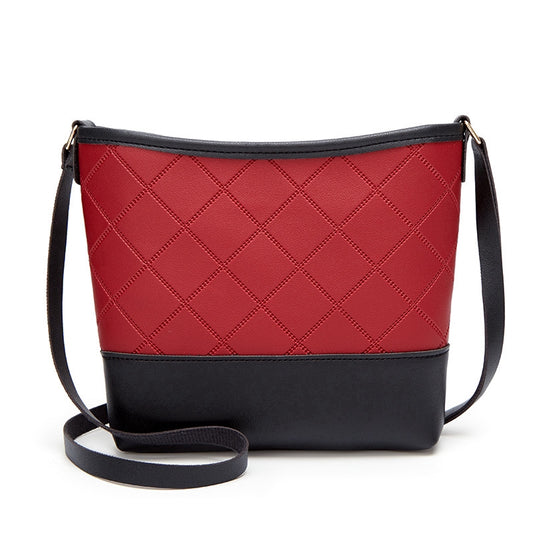 IELGY Square One Shoulder Bucket Bag Korean Slant edgy Mobile Phone Bag