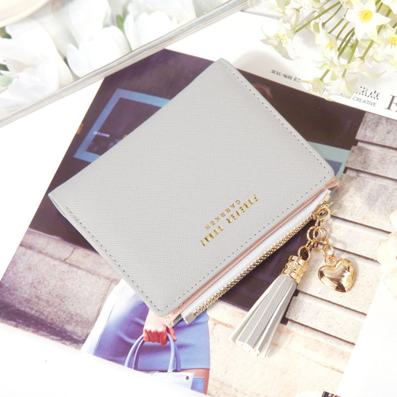 IELGY Korean Short Wallet Mini Ladies Wallet