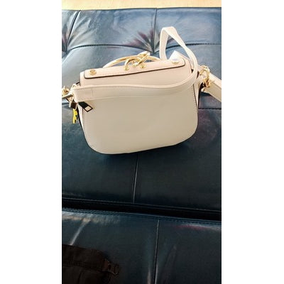 IELGY Saddle Bag Ring Studded Tote Crossbody Bag
