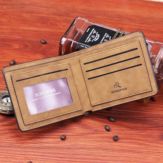 New wallet male short paragraph casual simple fashion wallet