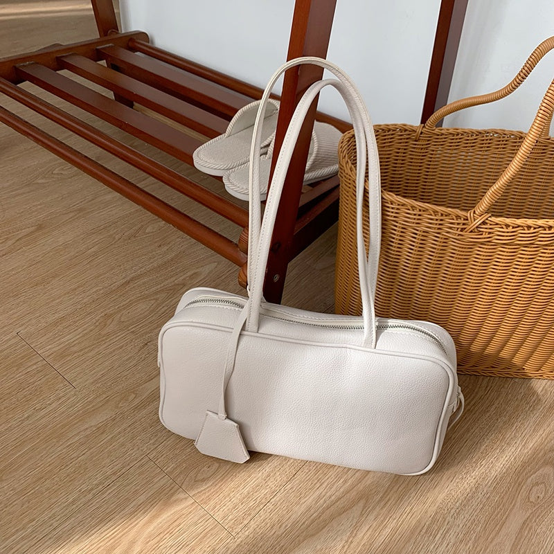 IELGY women's korean style casual zipper large capacity commuter shoulder bag