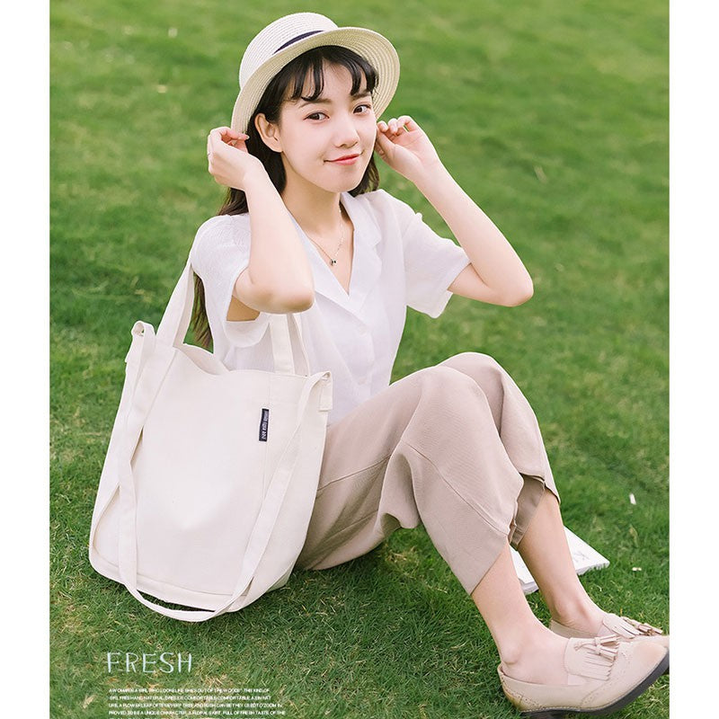 Simple canvas bag new bag handbag