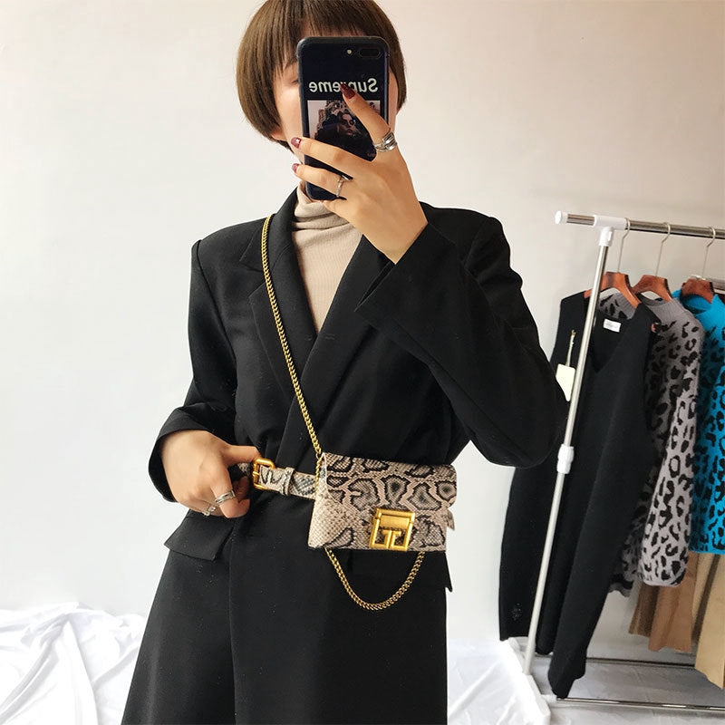 IELGYWomen's bag new wild fashion detachable multi-function shoulder slung pocket