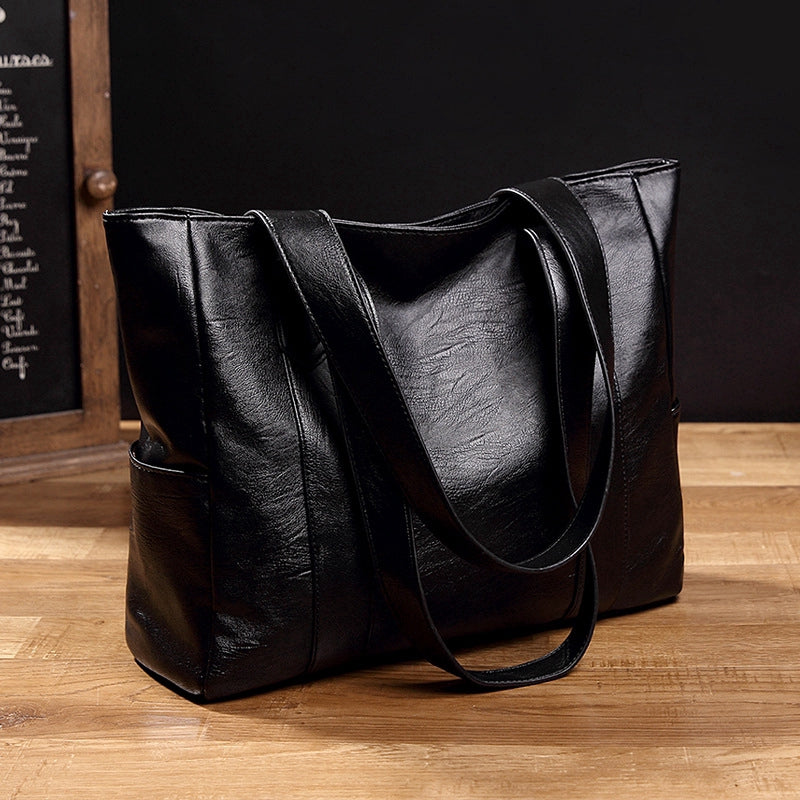 IELGY Bbesty Large-capacity Tot Bag Hand-held Shoulder Bag Simple Big Bag