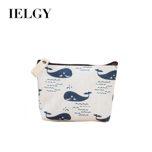 IELGY Cotton and linen retro coin purse coin pack card package