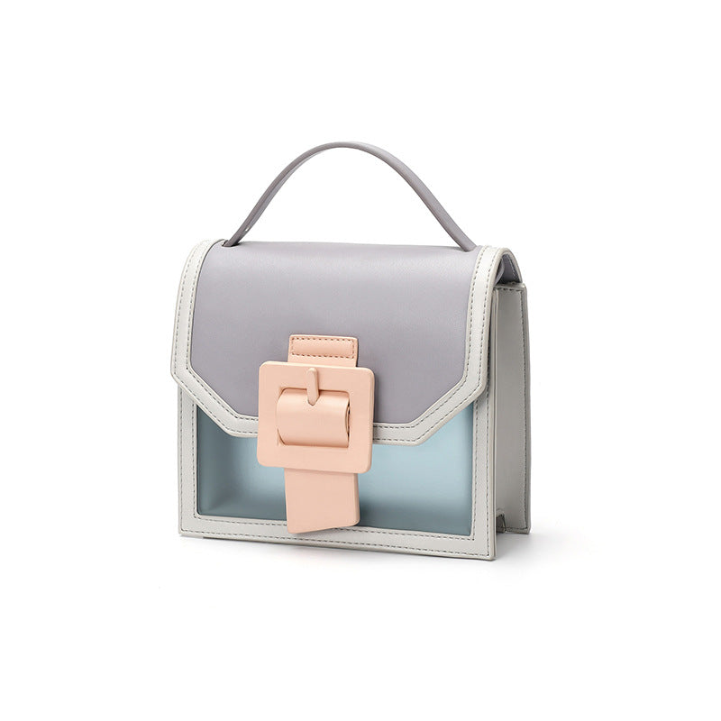 IELGY cross-body summer vitality High-class sense jelly bag fashion western style portable generous button exquisite style contrast color