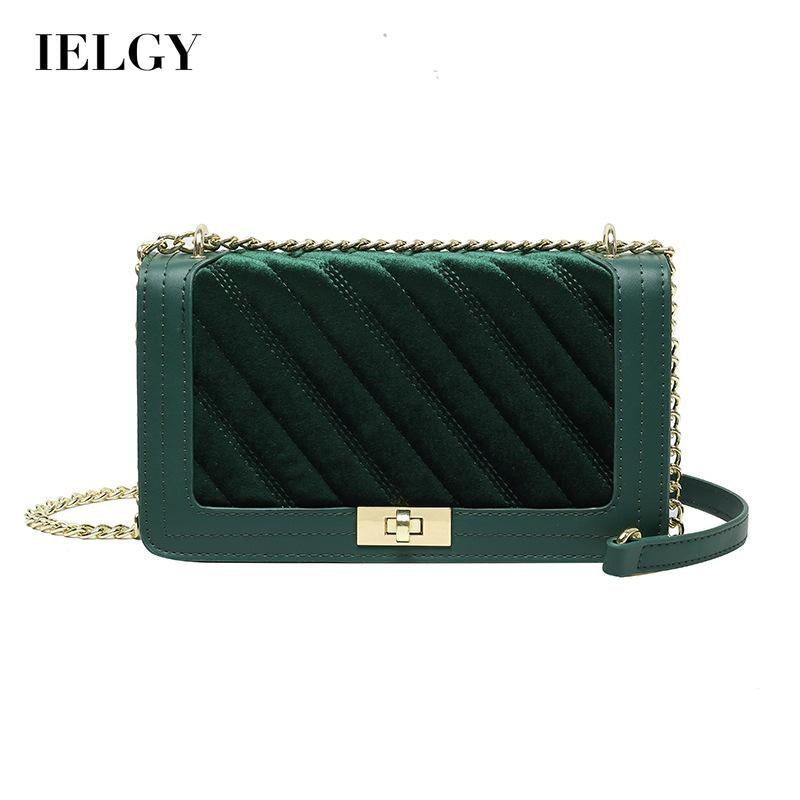 IELGY Women's chain fashion high-end shoulder and armpit diagonal bag