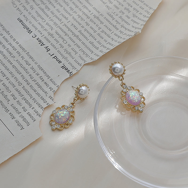 IELGY Casual Women's accessories Gold Simple Silver Fashion Retro All-match Earrings Trend